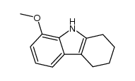 1,2,3,4-tetrahydro-8-methoxy-9H-carbazole结构式