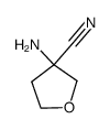 3-氨基四氢呋喃-3-甲腈结构式