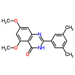 2-(3,5-Dimethylphenyl)-5,7-dimethoxy-4(3H)-quinazolinone Structure