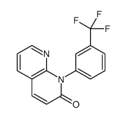 1-[3-(trifluoromethyl)phenyl]-1,8-naphthyridin-2-one结构式