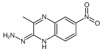 (3-methyl-6-nitroquinoxalin-2-yl)hydrazine结构式
