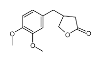 (4R)-4-[(3,4-dimethoxyphenyl)methyl]oxolan-2-one Structure
