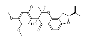 6aβ,12aβ,5'α-rotenolone结构式