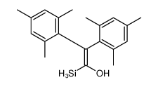 1-silyl-2,2-bis(2,4,6-trimethylphenyl)ethenol Structure
