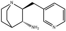 (2S,3R)-2-(吡啶-3-基甲基)奎宁-3-胺结构式