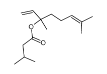 linalyl isovalerate structure