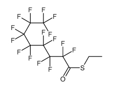 S-ethyl 2,2,3,3,4,4,5,5,6,6,7,7,8,8,8-pentadecafluorooctanethioate结构式