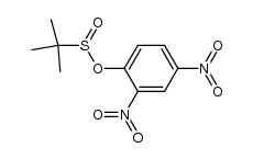 2,4-dinitrophenyl 2-methylpropane-2-sulfinate结构式