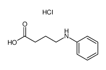 N-phenyl-γ-aminobutyric acid hydrochloride Structure