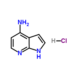 1H-Pyrrolo[2,3-b]pyridin-4-amine hydrochloride (1:1) structure