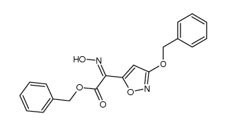 (E,Z)-benzylα-hydroxyimino-3-benzyloxyisoxazol-5-ylacetate Structure