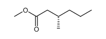 (S)-(-)-methyl 3-methylhexanoate结构式