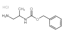 2-N-cbz-1,2-丙二胺盐酸盐结构式