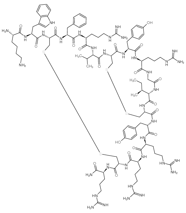 Tachyplesin I trifluoroacetate salt Structure