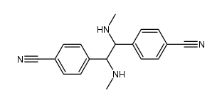 4,4'-(1,2-bis(methylamino)ethane-1,2-diyl)dibenzonitrile Structure