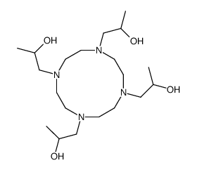 N,N',N'',N'''-tetrakis(2-hydroxypropyl)-1,4,7,10-tetraazacyclododecane结构式