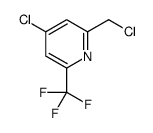 4-chloro-2-(chloromethyl)-6-(trifluoromethyl)pyridine Structure
