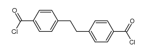 Bibenzyl-4,4'-dicarboxylic acid dichloride Structure
