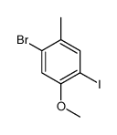 1-bromo-4-iodo-5-methoxy-2-methylbenzene Structure