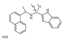 Calindol-13C,d2 Hydrochloride Structure