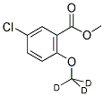 Methyl 5-chloro-2-methoxybenzoate-d3 Structure