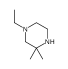 1-Ethyl-3,3-dimethyl-piperazine Structure