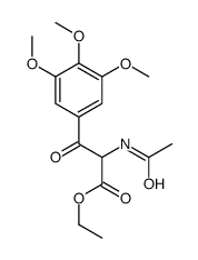 Ethyl N-acetyl-3,5-dimethoxy-O-methyl-β-oxotyrosinate Structure
