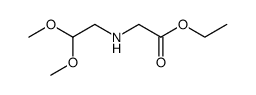 N-(2,2-dimethoxyethyl)glycine ethyl ester Structure