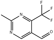 2-甲基-4-三氟甲基-嘧啶-5-甲醛结构式