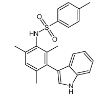 N-(3-(1H-indol-3-yl)-2,4,6-trimethylphenyl)-4-methylbenzenesulfonamide Structure