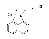 2-(3-chloropropyl)-2H-naphth[1,8-cd]isothiazole 1,1-dioxide Structure