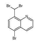 5-bromo-8-(dibromomethyl)quinoline结构式