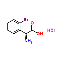 (S)-2-Amino-2-(2-bromophenyl)acetic acid hydrochloride Structure
