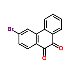 3-Bromo-9,10-phenanthrenedione Structure
