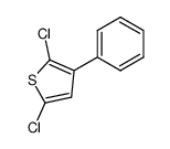 2,5-dichloro-3-phenylthiophene Structure