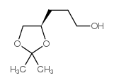 (R)-2,2-二甲基-1,3-二氧戊环-4-丙醇结构式