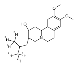 trans (2,3)-Dihydro Tetrabenazine-d6 Structure