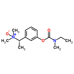 (S)-1-(3-(乙基(甲基)氨基甲酰氧基)苯基)-N,N-二甲基乙胺氧化物结构式