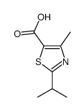 2-异丙基-4-甲基-1,3-噻唑-5-羧酸结构式