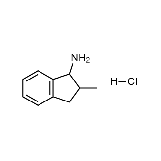 2-甲基-2,3-二氢-1h-茚-1-胺盐酸盐结构式