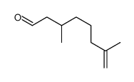 3,7-dimethyloct-7-enal structure