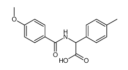 N-(4-methoxybenzoyl)-2-(4-methylphenyl)glycine Structure