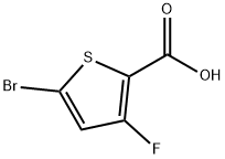 5-Bromo-3-fluorothiophene-2-carboxylic acid Structure