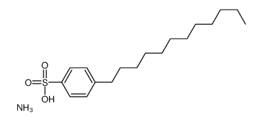 4-Dodecylbenzenesulfonic acid ammonium salt structure