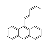 9-penta-1,3-dienylanthracene结构式