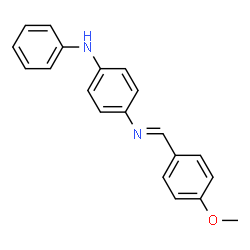 N-(4-methoxybenzylidene)-N'-phenyl-1,4-benzenediamine Structure