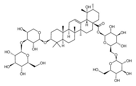 Ilexoside VIII结构式