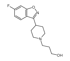 6-fluoro-3-[1-(3-hydroxypropyl)-4-piperidinyl]-1,2-benzisoxazole Structure