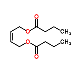 1,4-双(丁酰氧基)-2-丁烯结构式