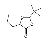 2-t-Butyl-5-propyl-[1,3]dioxolan-4-one Structure